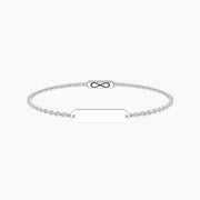 Kidult Bracciale infinity con targhetta 732403-16